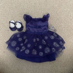 RETIRED snowflake ball gown american girl